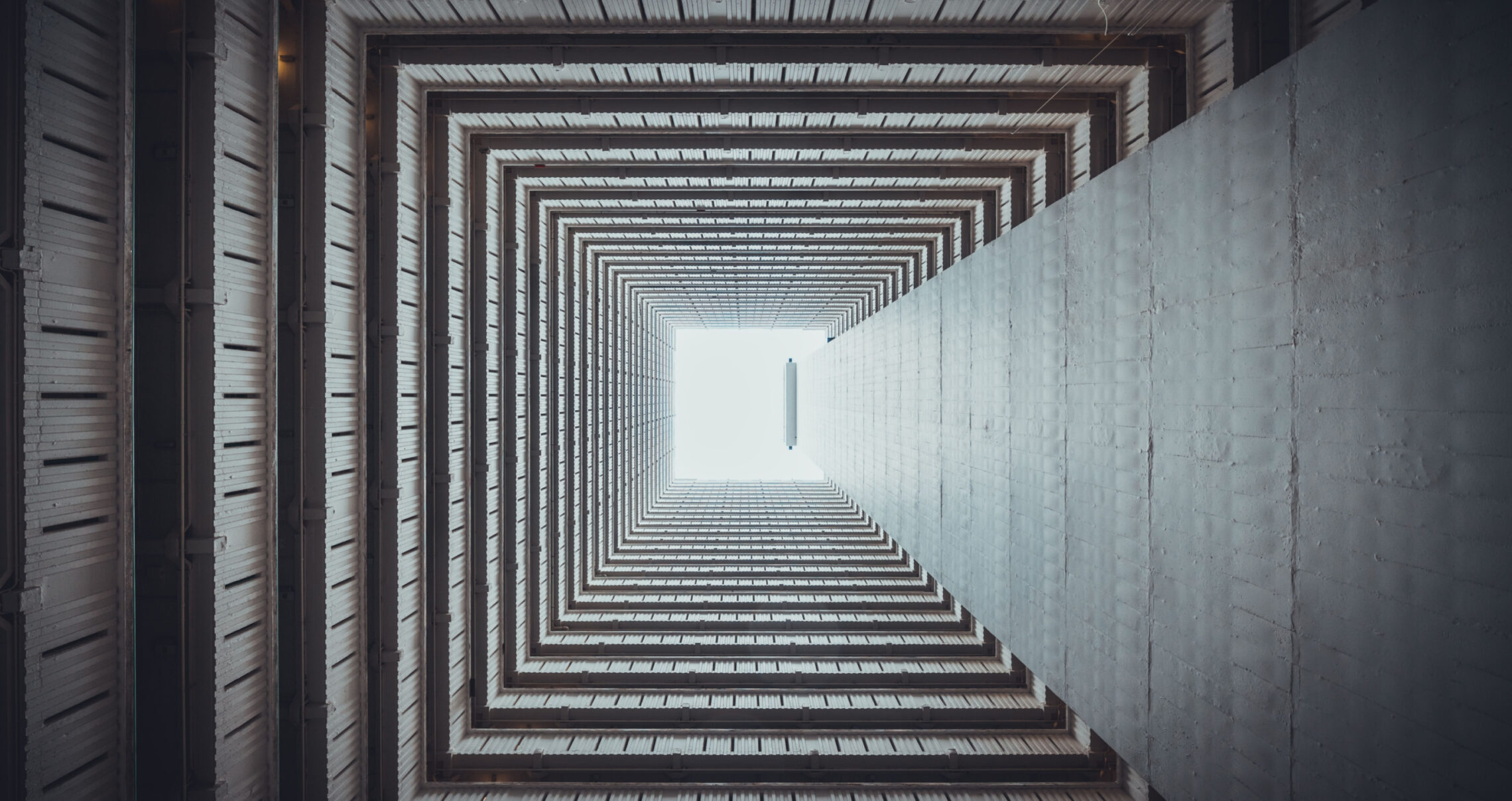 Institutional archive corridor